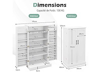 Opbergkast 120 cm keukenopslagkast - afbeelding 2 van  7