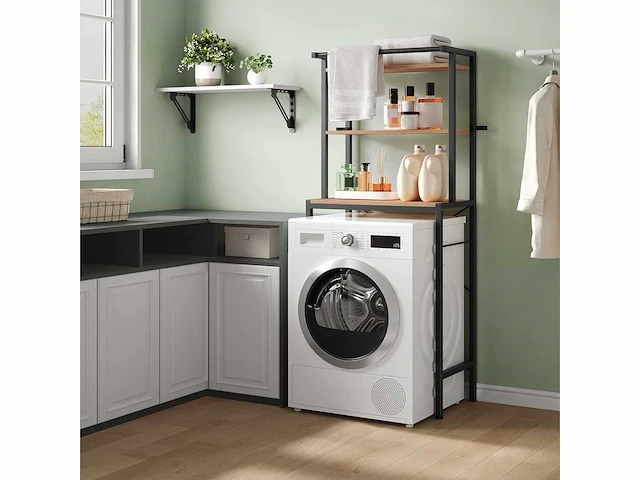 Opbergkast boven toilet of wasmachine - afbeelding 1 van  5