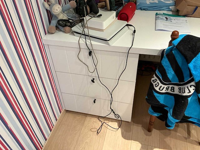 Opbergkast + bureau - afbeelding 4 van  8