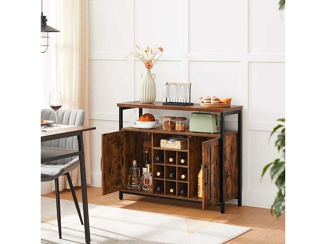 Opbergkast, dressoir, met fleshouder - afbeelding 5 van  6