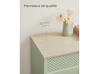 Opbergkast, dressoir, metalen, dubbele deur, magnetische sluiting - afbeelding 4 van  5