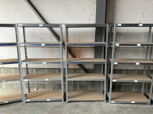 Opbergkast gebruikt +/- 90 x 40 x 180 cm (7x) - afbeelding 4 van  5