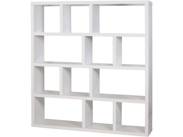 Opbergrek berkeley 150 cm 4 niveaus - wit - afbeelding 3 van  7