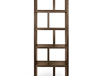 Opbergrek berkeley 70 cm 5 niveaus - walnootfineer - afbeelding 1 van  7