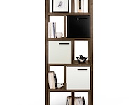 Opbergrek berkeley 70 cm 5 niveaus - walnootfineer - afbeelding 3 van  7