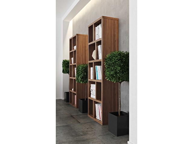Opbergrek berkeley 70 cm 5 niveaus - walnootfineer - afbeelding 5 van  7