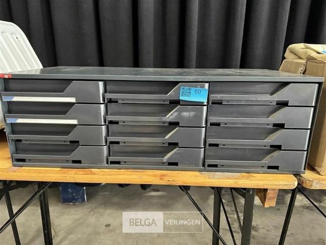 Opbergrekje met 12 schuiven - afbeelding 2 van  2