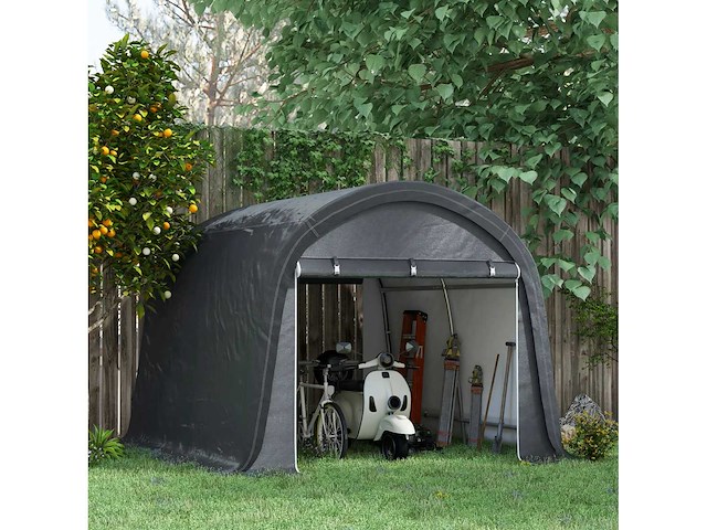 Opbergtent voor de tuin, stevig stalen frame - afbeelding 2 van  8