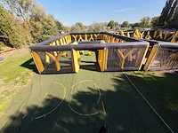 Opblaasbaar arena avonturenparcours 30x18m - afbeelding 7 van  9