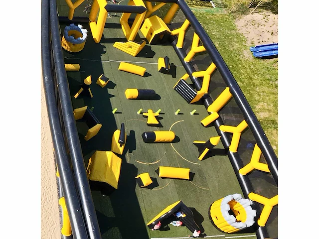 Opblaasbaar arena avonturenparcours 30x18m - afbeelding 2 van  9