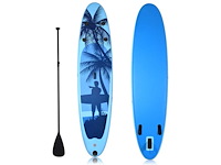Opblaasbaar sup paddle board met tas en verstelbare peddel voor volwassenen - afbeelding 6 van  7