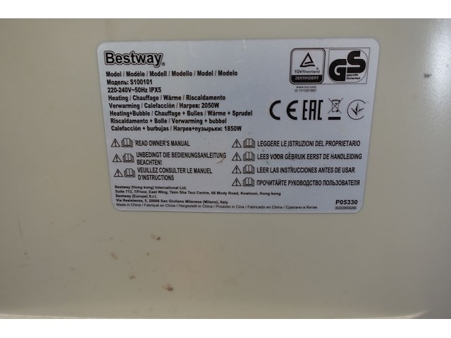Opblaasbare jacuzzi bestway - afbeelding 5 van  10