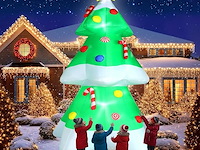 Opblaasbare kerstboom met ledverlichting (3m) - afbeelding 1 van  5