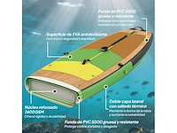 Opblaasbare paddle board extra long 335 cm met zit, convertible paddle - afbeelding 4 van  5