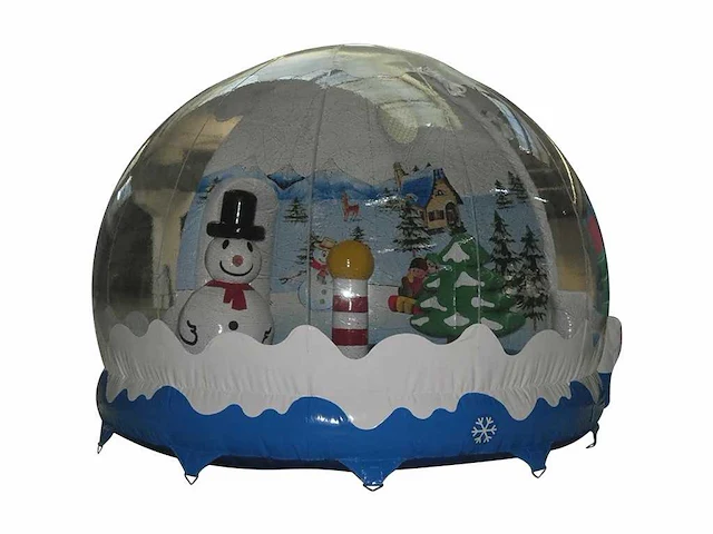 Opblaasbare sneeuwbol - 4,5 x 4,5 meter - afbeelding 1 van  7