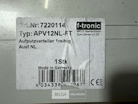 Opbouw-verdeelkast (groepenkast) f-tronic (10x) - afbeelding 4 van  4