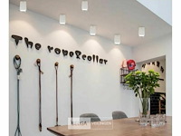 Opbouwarmatuur gu10 - kubus / vierkant - wit / chroom (x20) - afbeelding 1 van  4