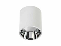 Opbouwarmatuur gu10 fitting– cilindrisch – wit / chroom (x20) - afbeelding 4 van  4