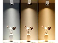 Opbouwarmatuurgu10 fitting – kubus / vierkant – wit / bruin (x20) - afbeelding 2 van  3