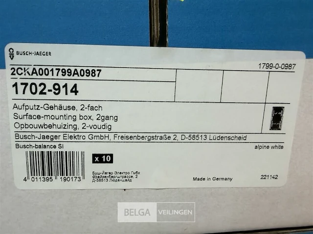 Opbouwbehuizing busch-jaeger (10 st/doos-10 dozen) - afbeelding 4 van  4