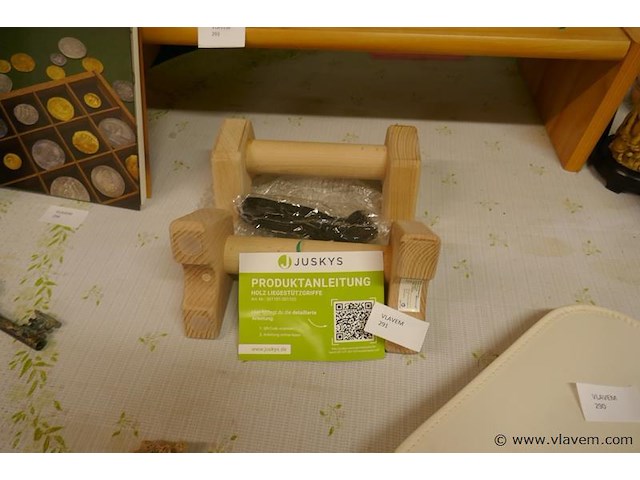 Opdruksteunen in hout - afbeelding 1 van  1