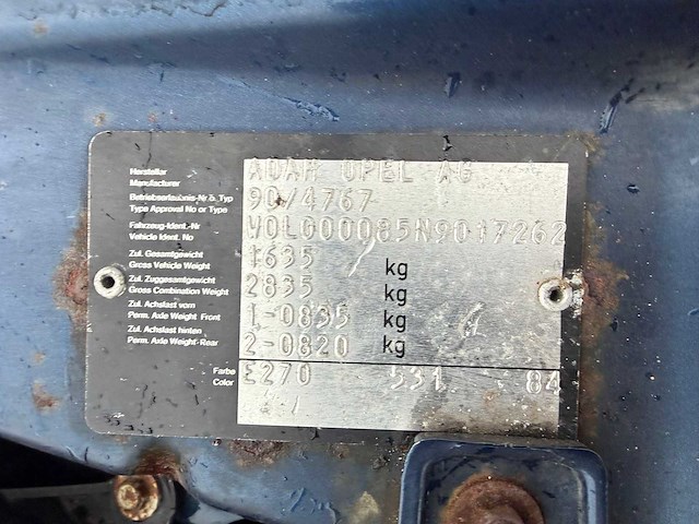 Opel - 1992 - calibra - oltimer - personenauto - afbeelding 14 van  26