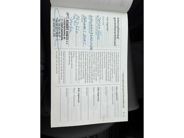 Opel - 2010 - zafira - cosmo monocab - personenauto - afbeelding 14 van  21