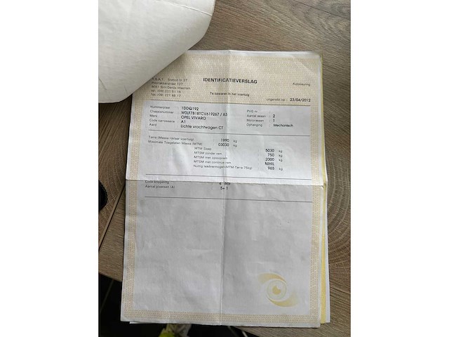 Opel - 2012 - vivaro - dubbel cabine - personenauto - afbeelding 24 van  25