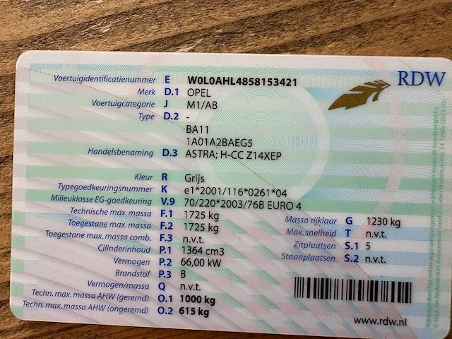 Opel - astra - 1.4 enjoy - car - 2005 - afbeelding 5 van  13