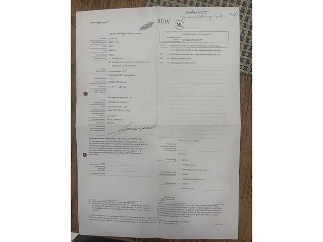 Opel - manta 1600 s - oldtimer - afbeelding 46 van  55