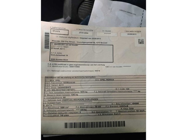 Opel - meriva - car - afbeelding 8 van  9