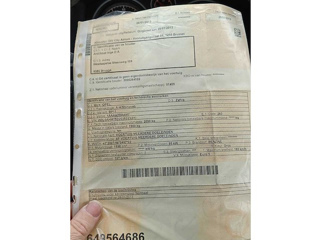 Opel - zafira - monocab - car - afbeelding 2 van  16
