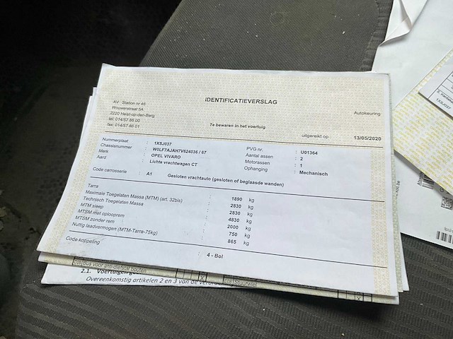 Opel 25 cdti vivaro lichte vrachtwagen - afbeelding 15 van  17