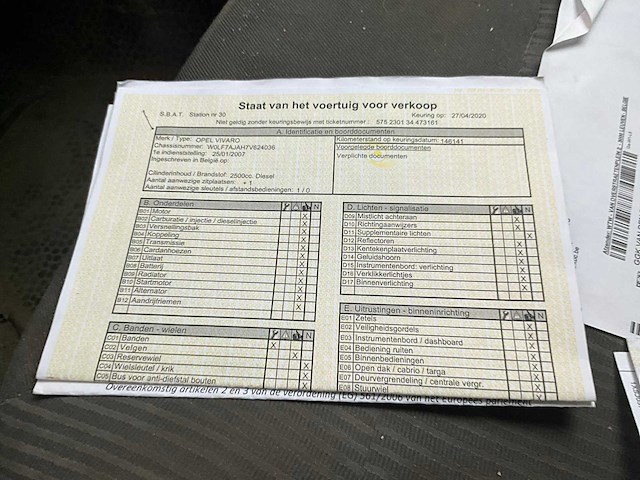 Opel 25 cdti vivaro lichte vrachtwagen - afbeelding 17 van  17