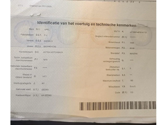 Opel astra, 2014 - afbeelding 6 van  16