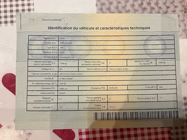 Opel astra auto 2003 - afbeelding 23 van  23