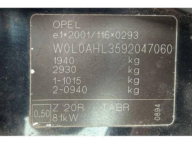 Opel astra eco flex - afbeelding 4 van  15