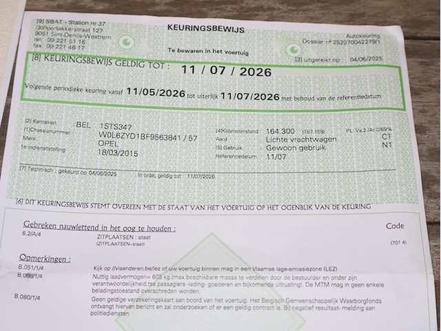 Opel combo - w0l6zyd1bf9563841 - 2015 - afbeelding 21 van  29