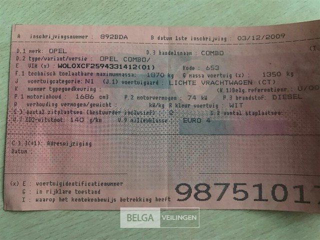 Opel combo - afbeelding 6 van  26