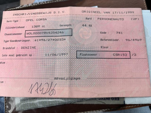 Opel corsa, 1999 - afbeelding 31 van  39