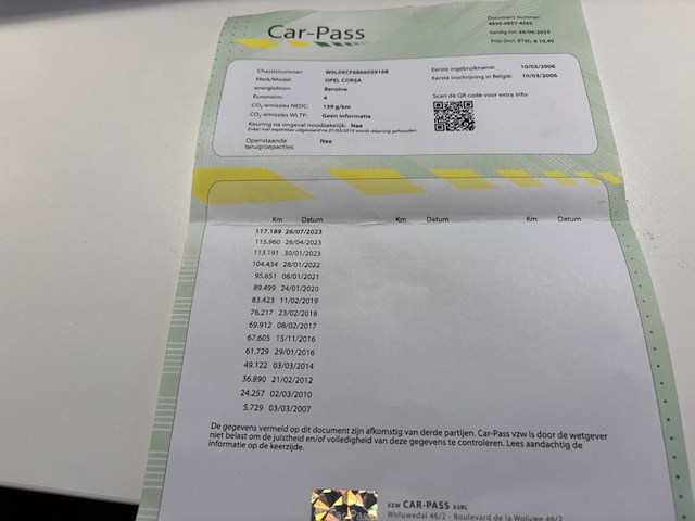 Opel corsa, 2006 - afbeelding 15 van  27