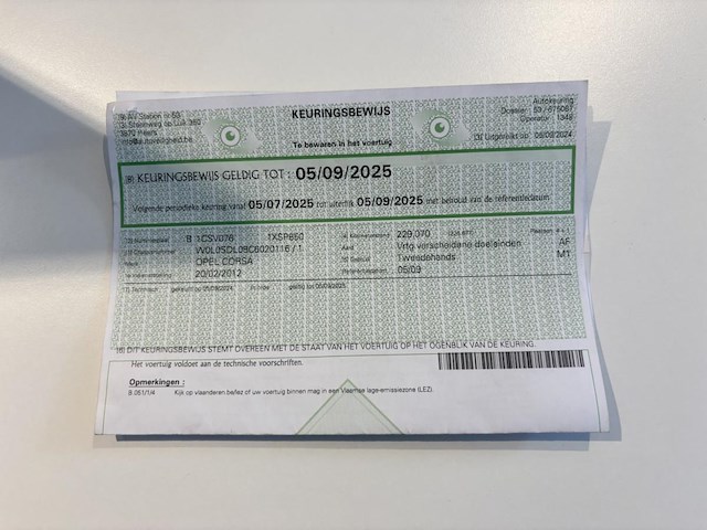Opel corsa, 2012 - afbeelding 26 van  34