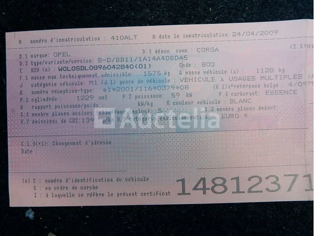 Opel corsa car - afbeelding 52 van  58