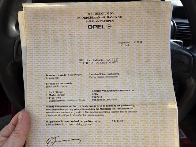 Opel, lichte vracht, 2000 - afbeelding 41 van  48