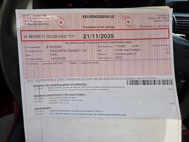 Opel, lichte vracht, 2000 - afbeelding 42 van  48