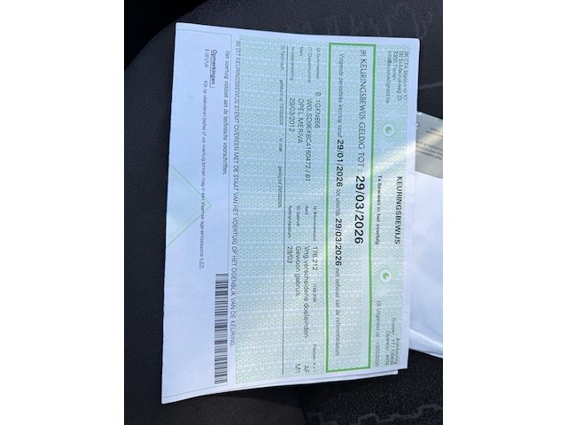 Opel meriv meriva, 2012 - afbeelding 13 van  22