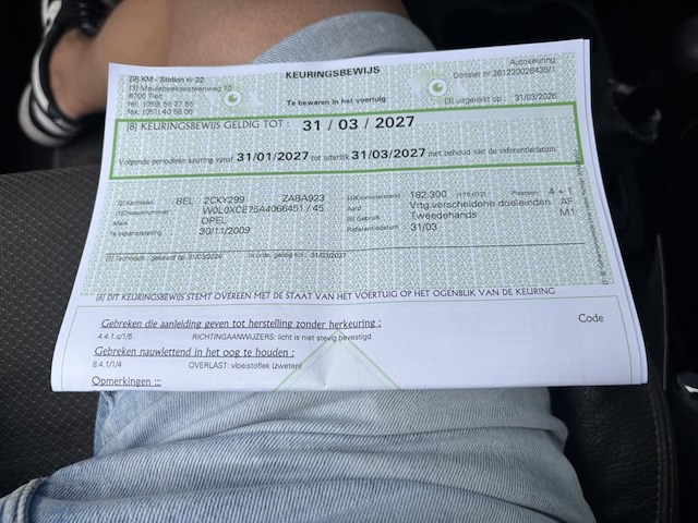 Opel meriva, 2009 - afbeelding 37 van  44