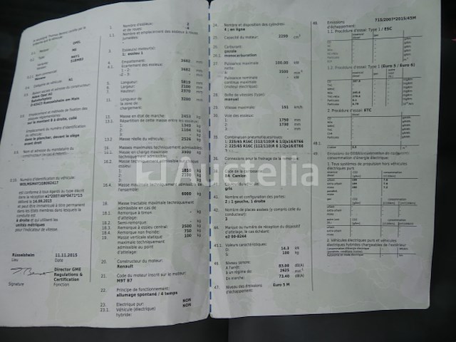 Opel movano kiepwagen (2015-31,838 km)(vin:wolmsm4y1gb092417) - afbeelding 26 van  33