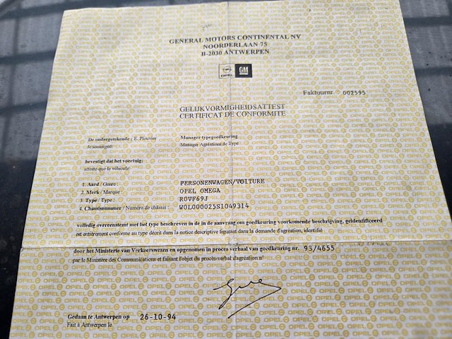 Opel omega, 1994 - afbeelding 10 van  14