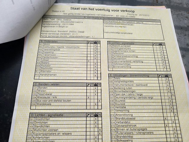 Opel omega, 1994 - afbeelding 12 van  14